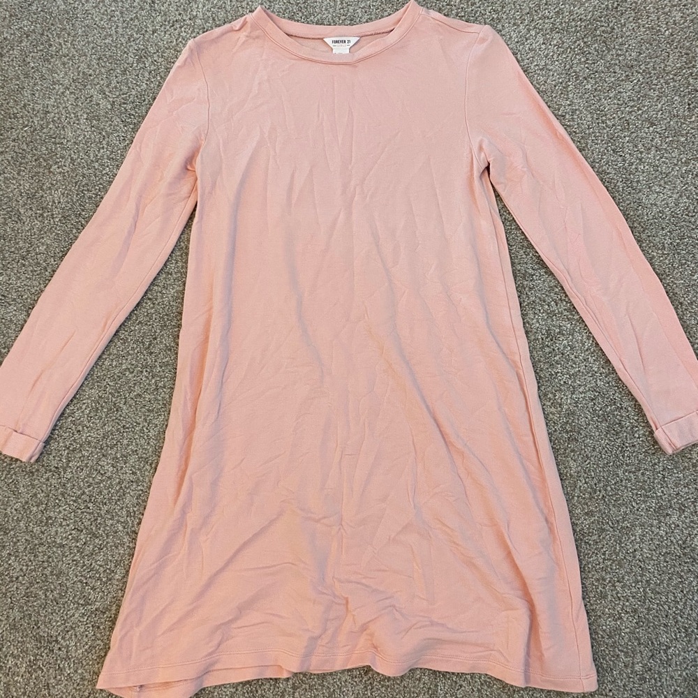 Light Pink Long Sleeve Dress